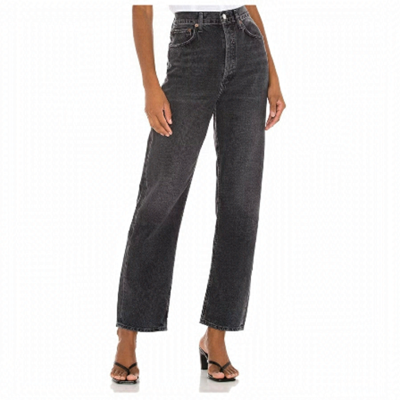 Agolde Denim - AGOLDE 90's Mid Rise Loose in Photogram SIZE 24 Raw Hem